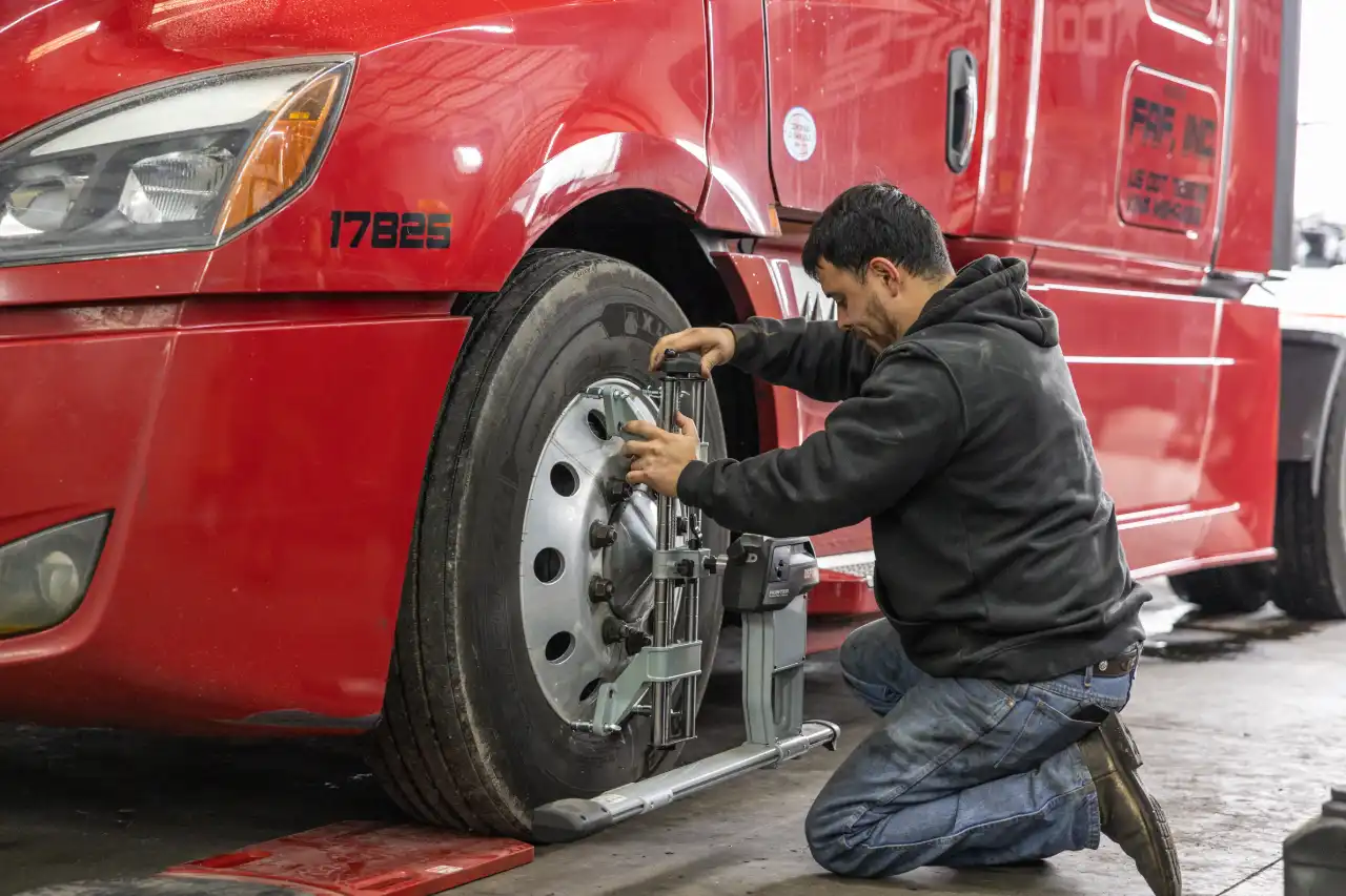 The Importance of Proper Wheel Alignment for Heavy-Duty Trucks & Trailers